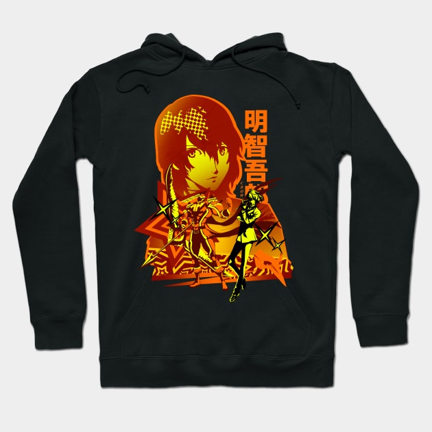 Akechi Code Name Crow Hoodie by plonkbeast